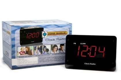 Zone Shield 4K Night Vision Clock Radio DVR